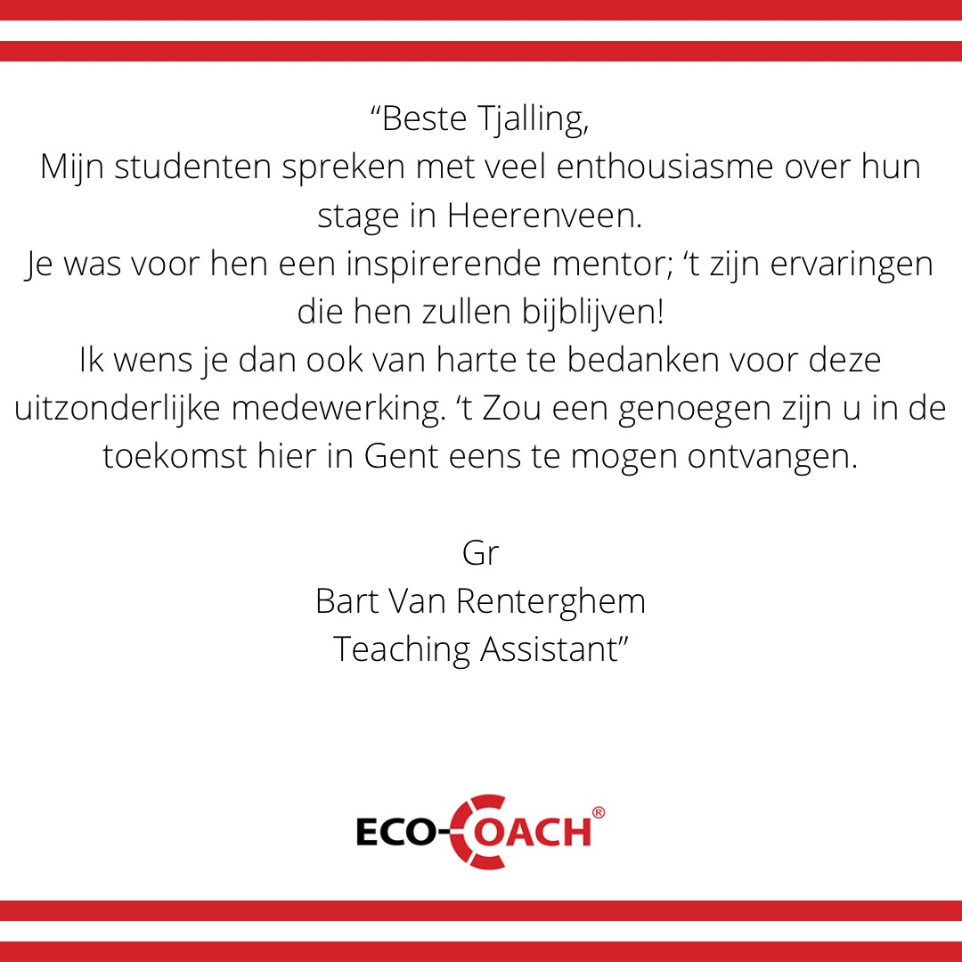 “Mijn Studenten Spreken Met Veel Enthousiasme…”